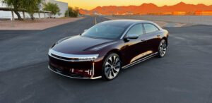 Lucid Air Car Rental in Scottsdale, AZ