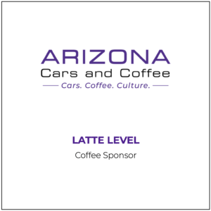 Espresso Coffee Sponsor for Arizona Cars and Coffee Best of Cars and Coffee event in Phoenix, Arizona.