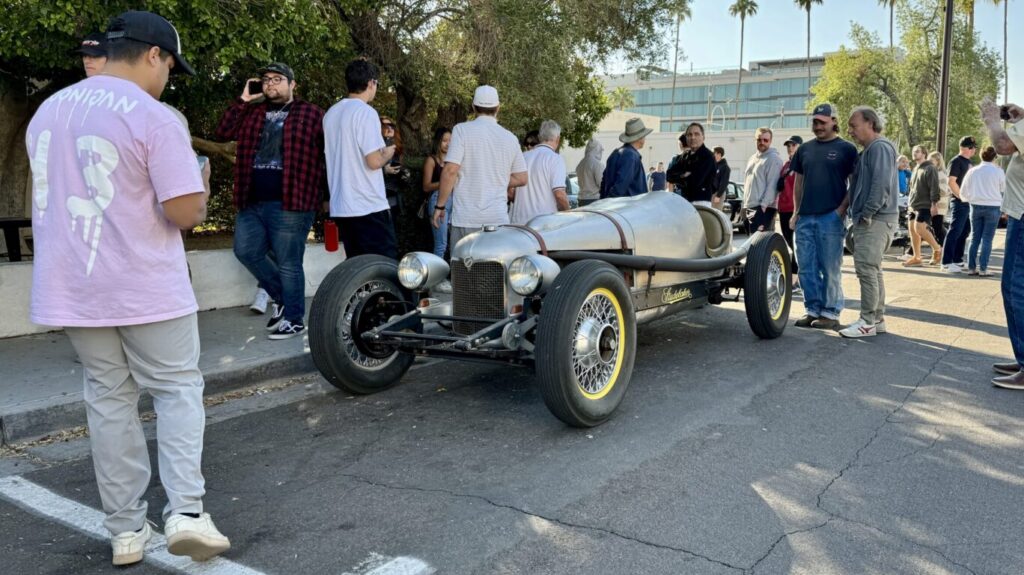 Fourtillfour Cars + Coffee event in Old Town Scottsdale, AZ.