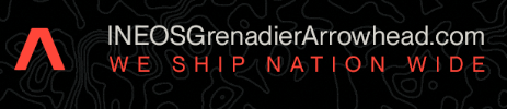Ineos Grenadier Arrowhead off-road vehicles in Arizona. We ship nation wide.