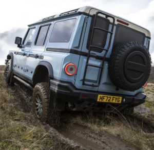 Ineos Grenadier Arrowhead off-road vehicles in Arizona.